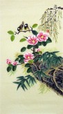 （已售）凌雪 三尺竖幅 国画花鸟画《清香久远》1－13