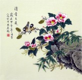 凌雪（中央美院）四尺斗方 国画花鸟画《清香久远》1－41
