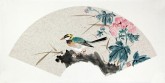 （已售）王海香（山东美协会员）国画花鸟画 小品扇面8
