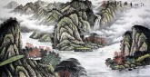 （预定）墨宇（周卡）国画山水画 四尺横幅 《江山多娇》聚宝盆山水画